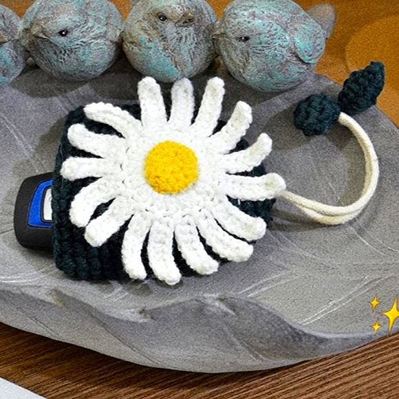 Hand Crocheted Magic Key Fob Hidden Key Protector - Picture 1 of 6